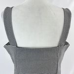 Cupcakes and Cashmere New  Plaid Tank Top Black White Photo 7