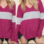 Fantastic Fawn ‎Brushed Knit Colorblock Top Photo 4
