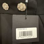 Mac Duggal  55692 Sheath Black Mini Dress Ruffles Plunging V Neck Size 2 NWT Photo 5