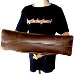 Gucci RARE  Oversized Bamboo Brown Leather Tall Shopper Tote Shoulder Bag COA Photo 7