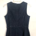 Andrew Spencer Denim Dress Womens 8 Minimalist Feminine Romantic Western Country Blue Photo 6