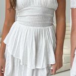 Princess Polly The Love Galore Romper White Petite Smocked Tiered Ruffle Shirred Photo 8