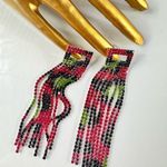 ZARA  Rhinestone Earrings Photo 9