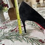 Christian Louboutin black suede 85 mm pumps Photo 8