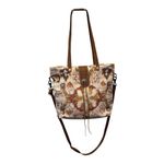 Myra Bag Tapestry Tote Crossbody Convertible Boho Southwest Carpet Shoulder Bag Brown Photo 5