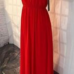 Lulus Lulu’s nwt Lost in the Moment Red Maxi Dress size small Photo 6