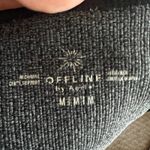 Offline By Aerie Recharge Sports Bra‎ Least Support Black Ribbed Medium Photo 2