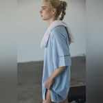 Free People Movement NWT  Hot Shot Tunic Tee In Steel Photo 1