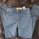 Hollister Teal Highwaisted Jeggings Photo 0