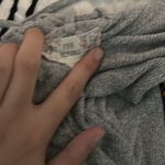 Pink republic  Women's Grey V-Neck Criss-Cross Back Ribbed T-Shirt Summer Casual Photo 4