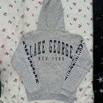 Lake George New York Hoodie Gray Photo 2