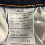 Kancan Women’s Dark Wash Distress Skinny Jeans Size 7/27 Photo 8