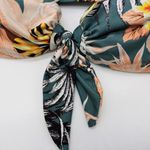 The Bikini Lab NEW Tropical bandeau bikini top, Teal, Medium Photo 5