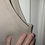 Donna Karan  Scoop Tank Top Women's Medium Beige Photo 3