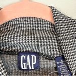 Gap NWT Vintage  Houndstooth Turtleneck Long‎ Sleeve Cotton Top Shirt Size Large Photo 8