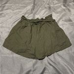 American Eagle  Outfitters Dark Green High Waist Shorts Photo 1