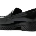 Off-White Diag-Stripe Black Leather Loafers, Size 41 NEW in Box +DustBag $1,055 Photo 3