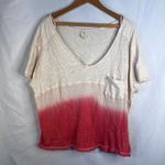 We The Free Sun Dial Dip Dye Cotton Blend Slouchy Boho Top Waffle Knit Size SM Photo 9
