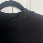 ZARA “New Goals” Mockneck Black Crewneck Sweatshirt Size M Photo 1