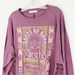 Daydreamer Aretha Franklin Concert Tee Long Sleeve Crop Top Size Large NWT Photo 3