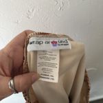 Wrap Around by Wrapper Y2k Skirt XL Paisley Boho Handkerchief‎ Hem Made in USA Brown Photo 6