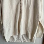 Madewell  Asherton Waffle Henley Sweater antique cream Photo 3
