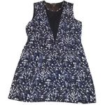 Metaphor  mesh v neck printed dress Photo 0