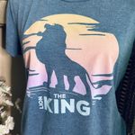 Disney  The Lion King Blue Scoop Neck Short Sleeve T Shirt Photo 1