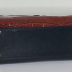 Brighton Black Brown Croc Emboss Tote Heavy Photo 6