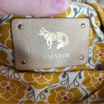 Emma Fox  Large tan black red leather Satchel  fold over Handbag no‎ strap Photo 9