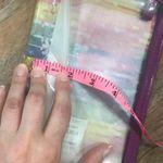 Sephora Makeup Bag Unused plastic rainbow pride travel bag cosmetic new Photo 6