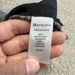 Athleta Women’s Uptempo Top Shirt Longsleeve Thumbholes in Black Heather Size L Photo 10