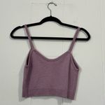 Uk2la  Lavender Purple‎ Cropped Sweater Tank Medium Photo 2