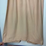 R & M Richards Maxi Gown Dress w Matching Jacket Sz 14 Metallic Gold Tan Photo 8
