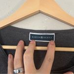 Karen Scott Vintage Gray Shirt Leaves Apples Gold Bicycle and Red Accents Fall Photo 1