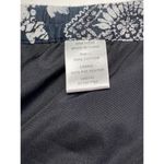 Coldwater Creek Black Abstract Flowy Cotton Maxi Skirt Sz L Cottagecore Prairie Photo 4