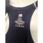 New Balance  Navy Blue Racerback Sports Running Bra Size M Photo 2