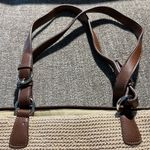 Worthington knit woven handbag with faux leather handles Photo 4