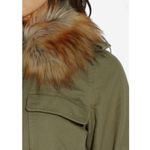 JustFab Utility Jacket With Fur Martini Olive Size S NWT Reg $86.95 Photo 3