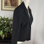 Nine West Blazer Black 6 Coral Color Women Jacket Striped Fully Lined Padded Sh Photo 7