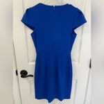 EXPRESS Royal Blue Cap Sleeve Professional V Neck Dress Women’s Size XS Photo 1