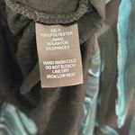 Lulus Lulu’s| Black and Teal Leaf Print Handkerchief Dress sz Small Photo 5