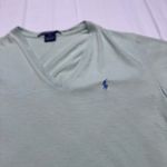 Ralph Lauren  Women's Mint V-Neck Tee Photo 3