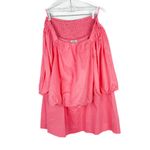 AYR Midsummer Top & Triple Threat Midi Skirt Set Agua Fresca Pink Size Large L Photo 1