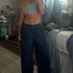 Gap Dark Wash Denim Cargos Photo 0