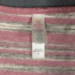 LuLaRoe  Shirt Womens Small Pink Striped Classic Tee Short Sleeve Round Neck Photo 2