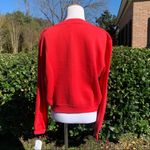 Exist NWT  Pizza is my Valentine Valentine’s Day Cropped Sweatshirt Small S Photo 3