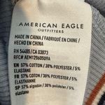 American Eagle 🩵🩵 Blue Stripe Knit Crop Tee Short Sleeve Womens Size S🩵🩵 Photo 4