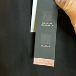 Banana Republic  Sheer Black Crewneck Racer Back Sleeveless Washable Silk Tank Photo 7