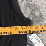 Roz & Ali Black Sleeveless Keyhole Knee Length Shift Dress Top Tied Overlay, L Photo 8